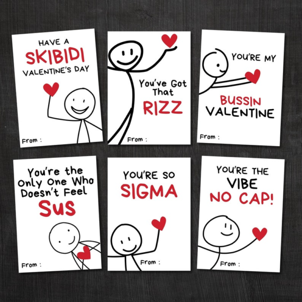 Slang Kids Valentine's Day Cards